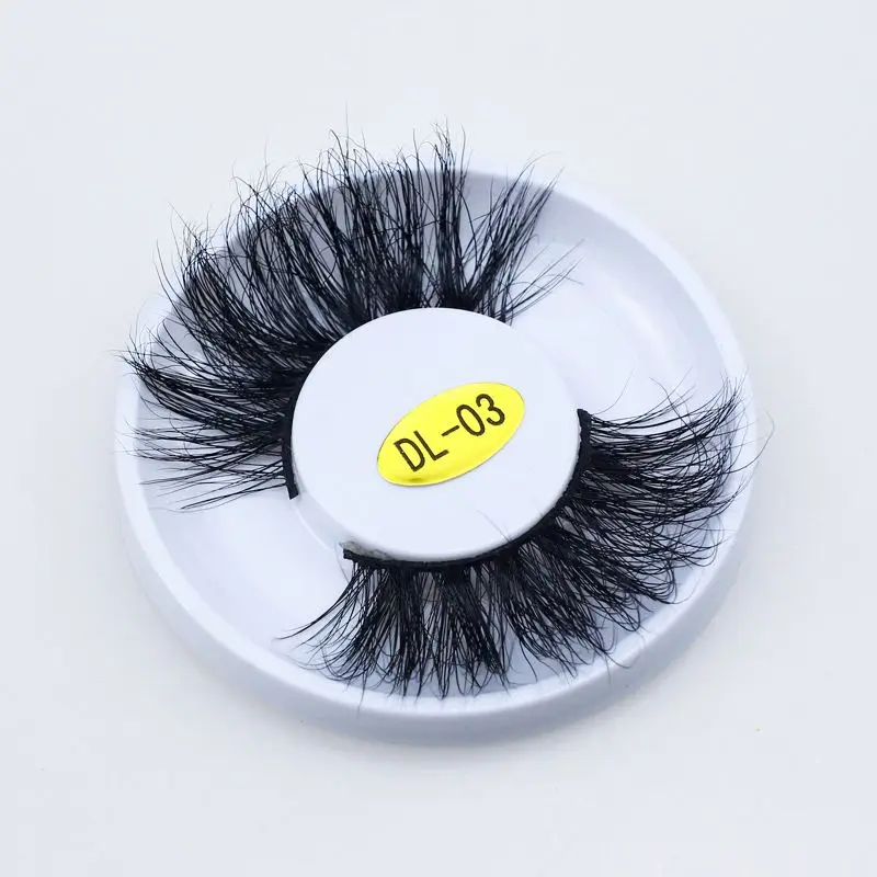 

Super Soft And Light Natural Luxury 3d Mink Eyelash 25mm Eyelashes, Natural black