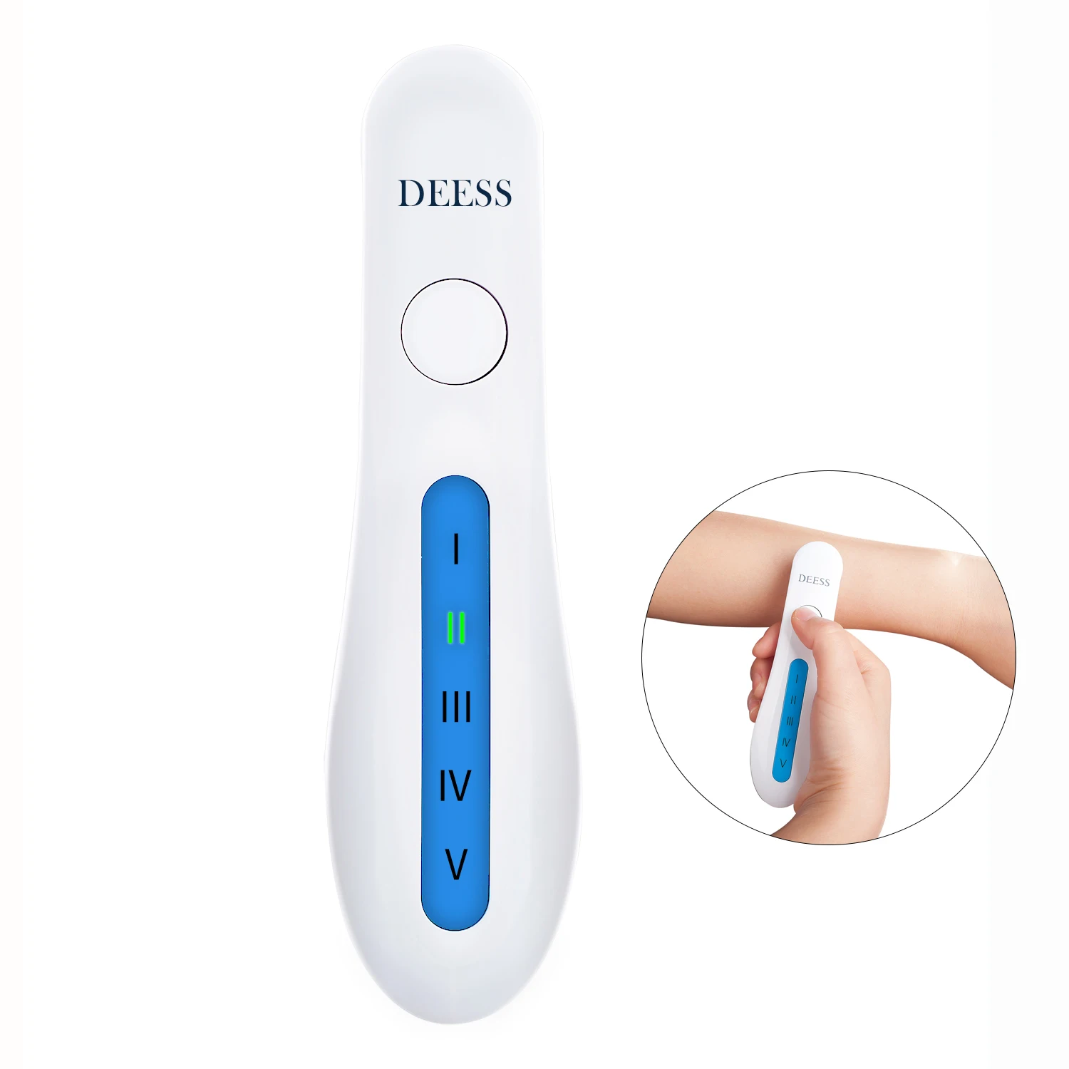 

2019 DEESS new products facial analyzer skin machine mini skin analyzer, Blue/ oem