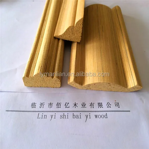 India market recon beeding teak wood strips embossed wood mouldings beeding