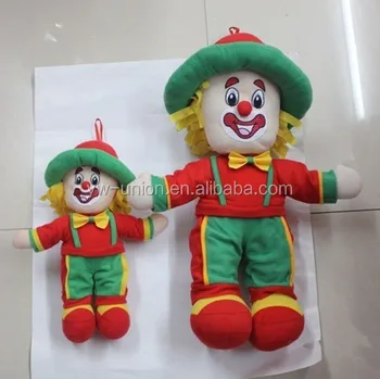 cute clown plush