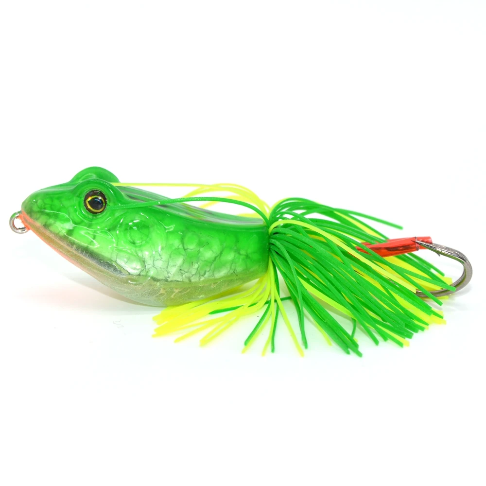 

TAKEDO high quality lure KLWD 50mm 12.5g topwater bass bait snakehead lure ABS plastic hard frog lure fishing, 5 colors available