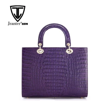 New Brand Handbag Crocodile Leather Handbags Genuine Tote Bag For Women