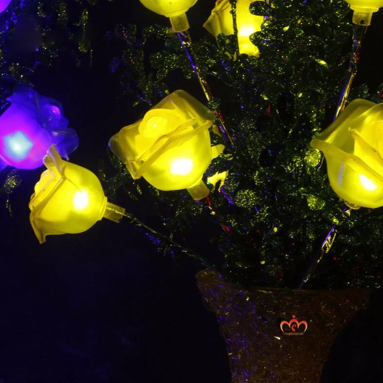 2016 50cm LED flower roses bouquet lights
