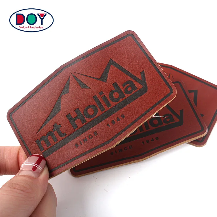 High Quality Custom Heat Press Brand Name Logo Genuine Leather Jacket