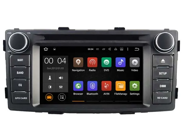 Sale Android 9.0 Car Dvd Navi Player FOR TOYOTA HILUX 2012 audio multimedia auto stereo support DVR WIFI DAB OBD all in one 17