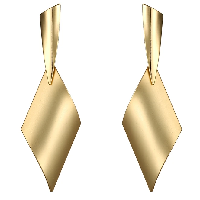 E-289 gold plated arabic gold earring designs, 14k gold color ladies earring designs pictures, high quality handmade earrings