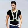 2019 China Supply 100% Polyester 120g Traffic Use Safety Vest /Reflective Vest Belt for Night Running