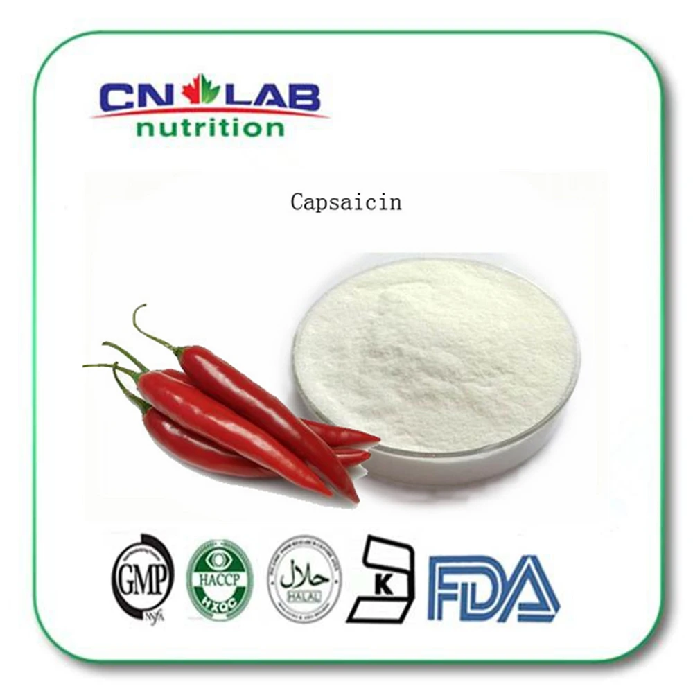 Capsaicin cookie topping