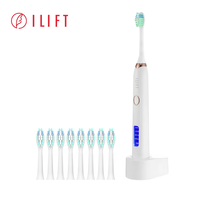 

Oral Hygiene IPX7 Waterproof Smart Sonic Electric Tooth Brush Toothbrush Rechargeable, White;blue;pink or customized color