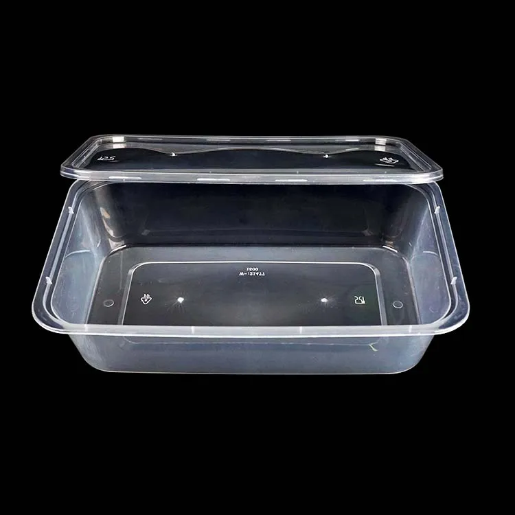 Highgrade 1 Compartment Reusable Clear Plastic Takeaway Food