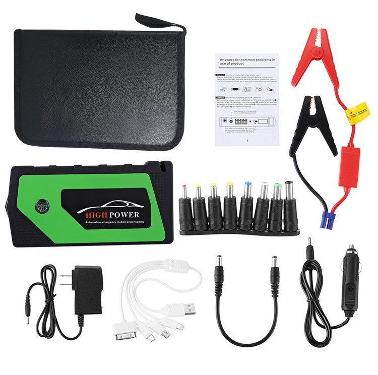 9000mah 600a Peak Current Truck Jump Starter Portable Power Bank Jump