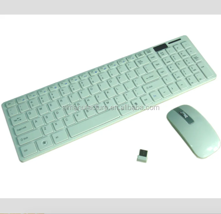 

Universal 2.4GHz wireless keyboard and mouse combo wireless keyboard and mouse for ipad mobile phone table pc, White;black