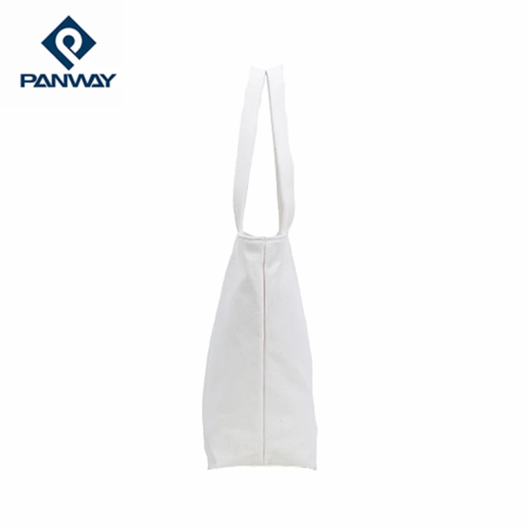 Durable plain canvas tote bag