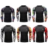 Printed Unique Design MMA BJJ Fitness Blank Compression T Shirt