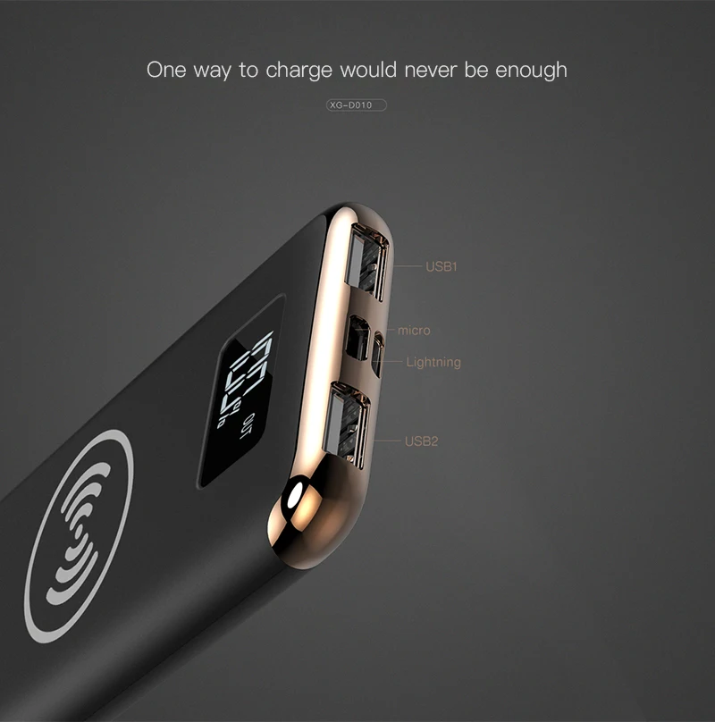 Innisfox Hot Saling Product 2020 Sharing Qi Wireless Power Bank 5000mah With Wireless Charger - ANKUX.COM