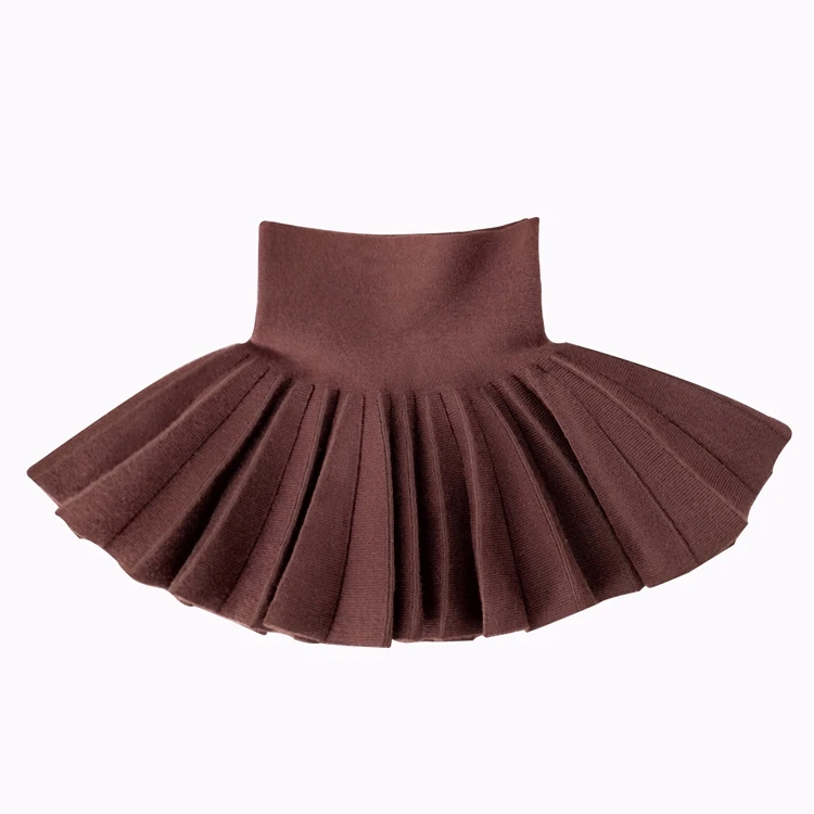 

3858/Winter fashionable high waist pleated baby skirt, Red
