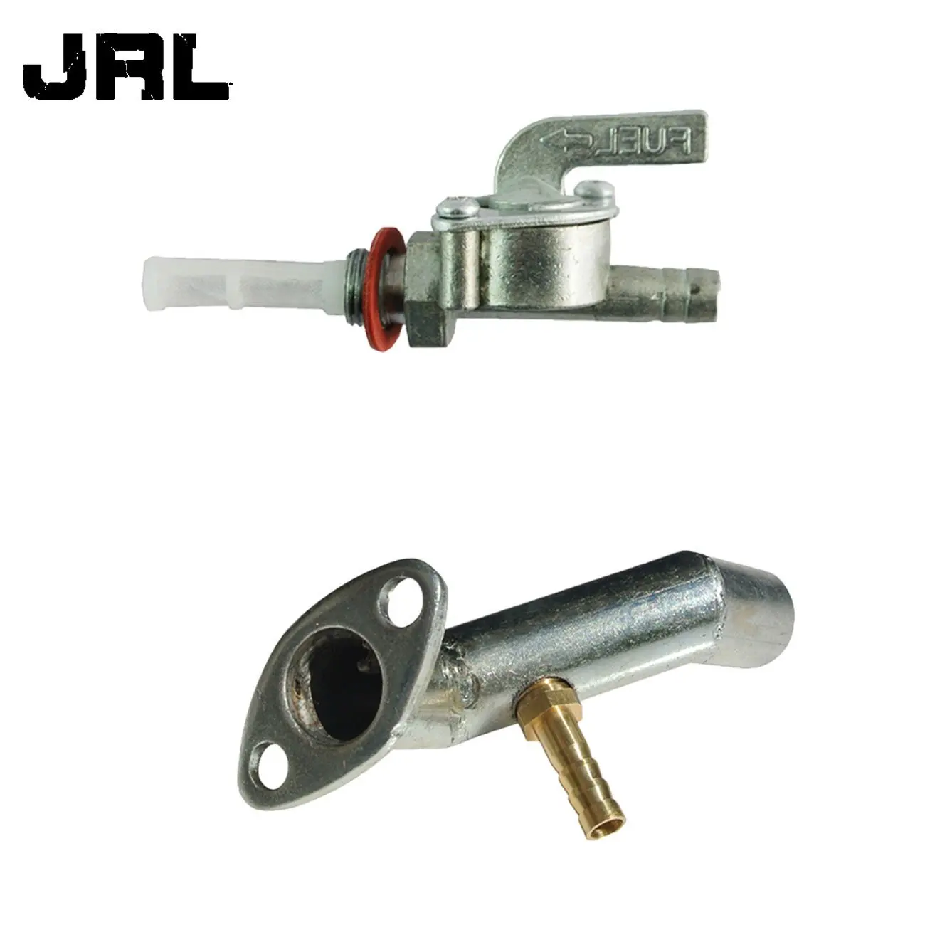 Get Quotations · JRL Fuel Tank Switch & Intake Manifold For 49/66/80cc 2 Stroke Engine