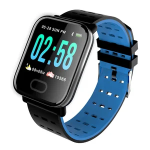A6 Smart Watch Bracelet Heart Rate & Blood Pressure Monitor