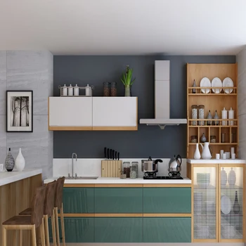 Modern Style Customized Mdf High Gloss Acrylic Kitchen Cabinet