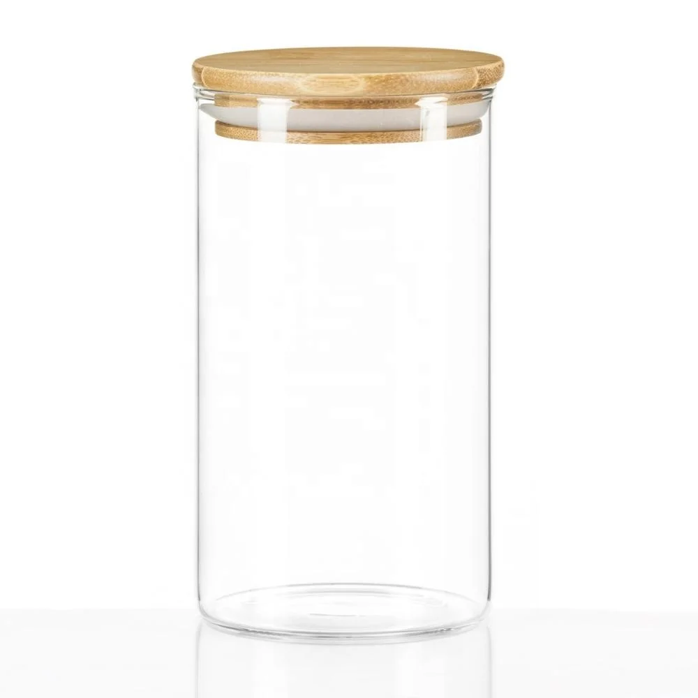 
D100mm Transparent glass jars Grains storage Bottles spice jar kitchen storage cans Kitchen Storage Organization 