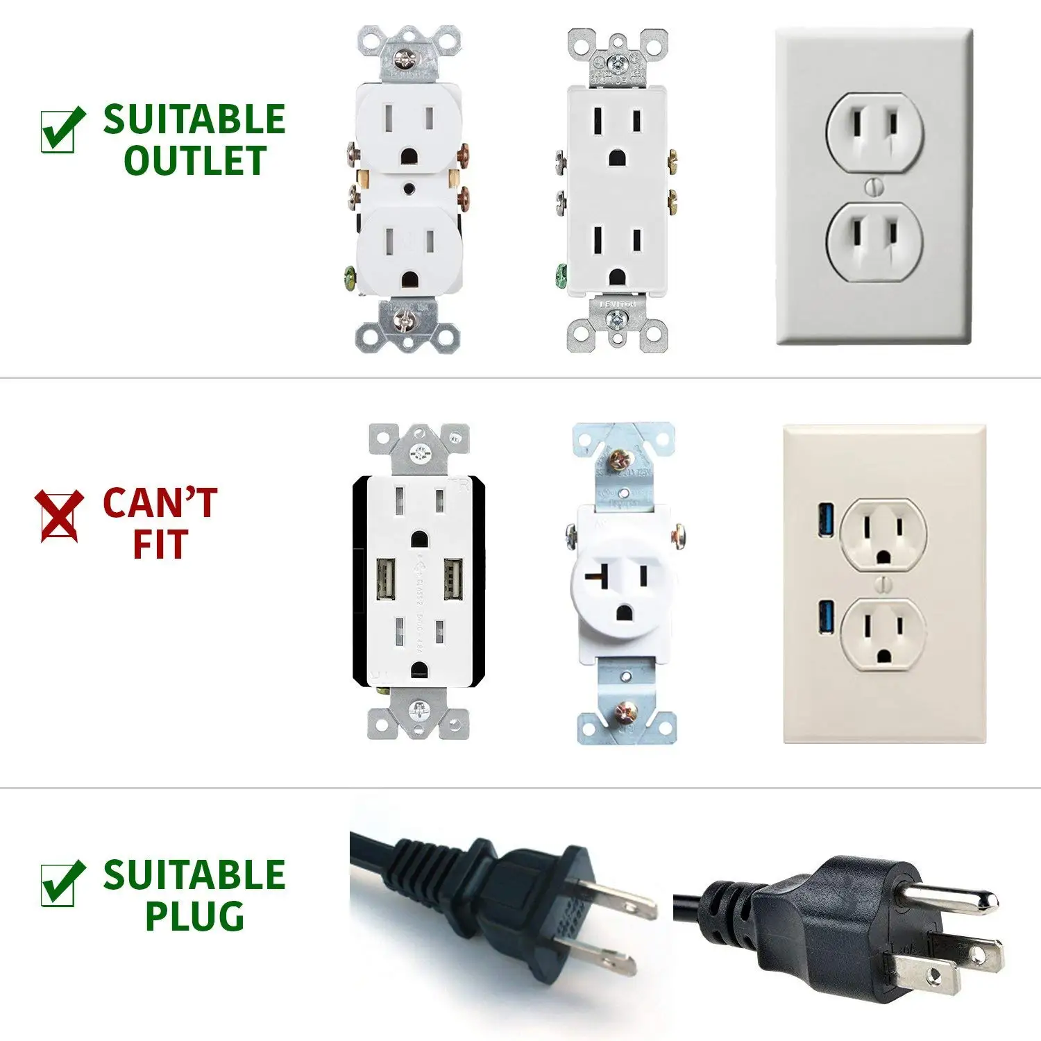 6X Baby Kids Electrical Safety Protective Socket Outlet Plug Safe Lock Cover AHY 