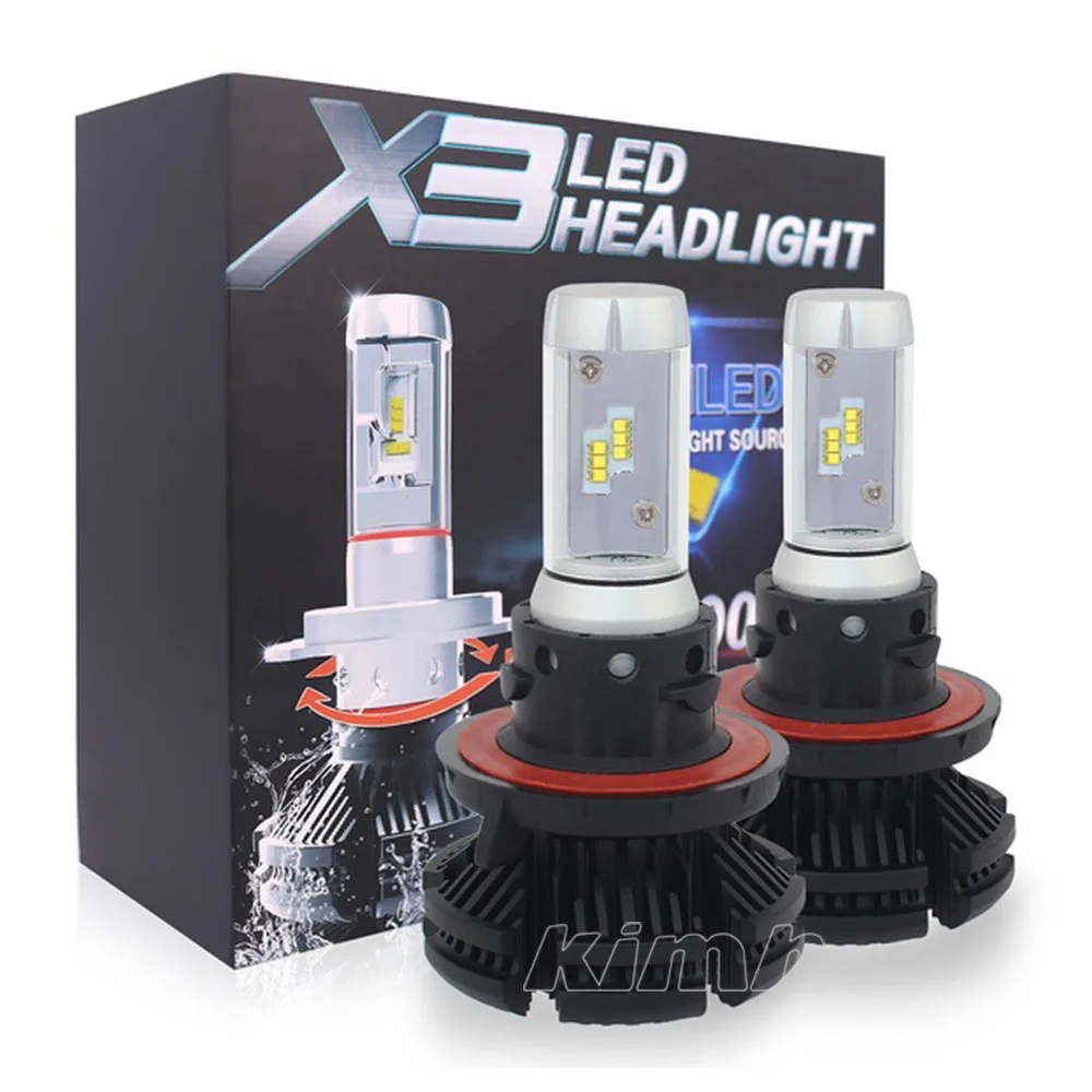 Top seller 4000lm H4 H13 9004 H13 H7 H8 H9 H11 H16 9005 9006 H1 electric car led headlight conversion kit