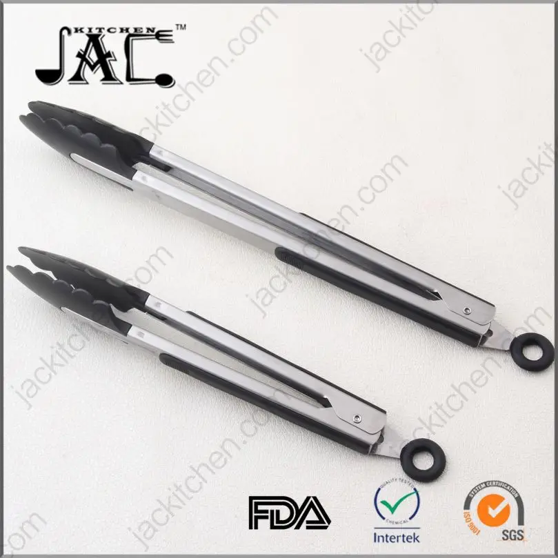 Safe Stainless Steel Pp Tongs With Nylon Head