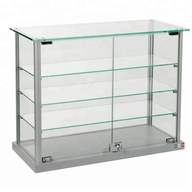 
Retail commerical glass table showcase for store displays 