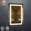 IP44 waterproof smart touch screen customized modern bathroom led mirror light
