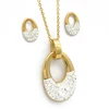 Qualified Factory Bulk Sale Price For Ladies Gifts And Souvenirs CZ Crystal Polishing Jewelry Set