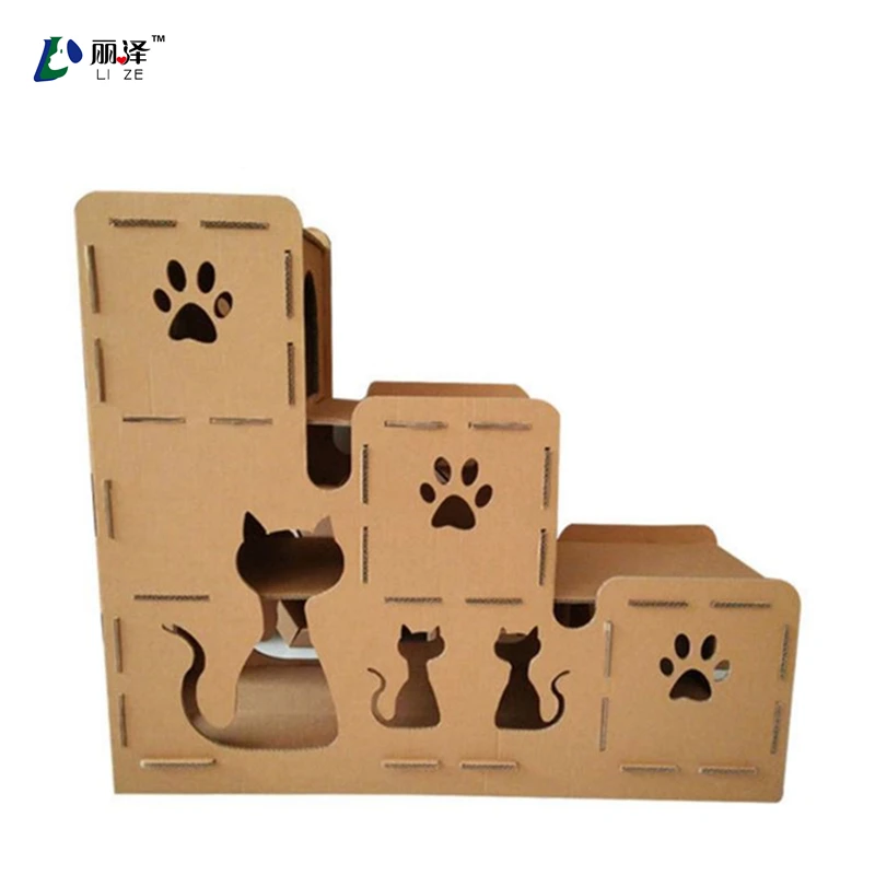 

Cat toy corrugated scratcher furniture board cat claws tree cat house