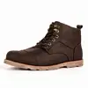 high quality men's leather boot shoes
