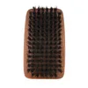 Natural Bronze Color Maple Wood Boar Bristles Beard Brush for Men