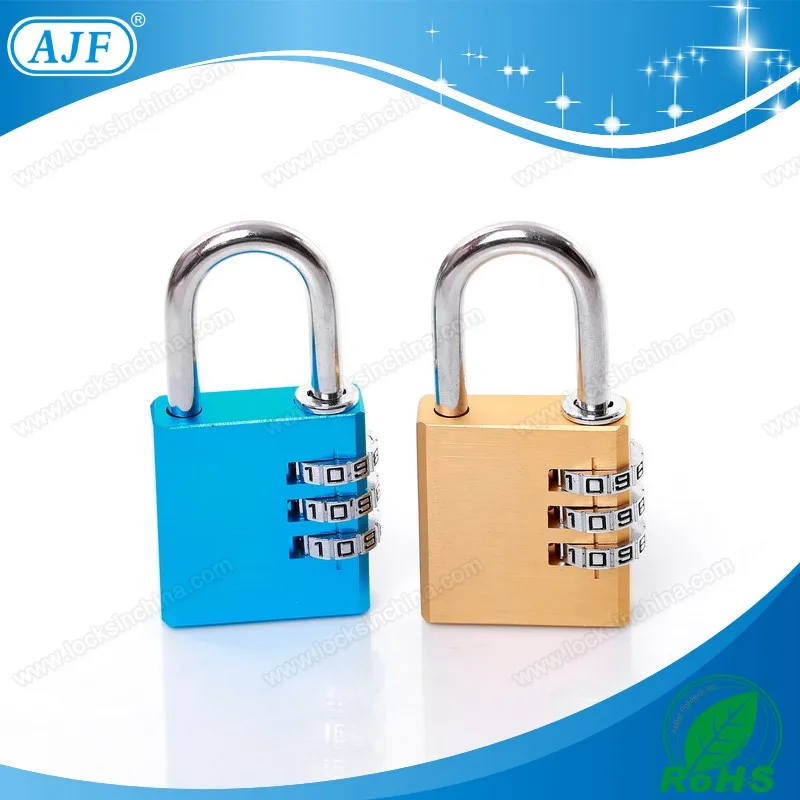 AJF New Arrival High quality aluminium combination lock safety aluminium lock