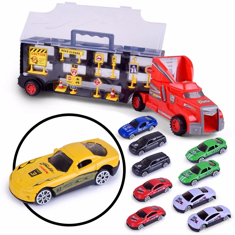 Oem 10 Alloy Diecast Large Trailer Truck Toy Vacuum Truck Buy Toy