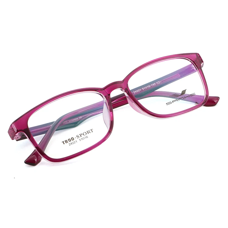 

Wholesale Sanhe Multiple Colour Top Selling Tr90 Glasses Frames Square Frames Design Generous Optical Frame Eyeglasses