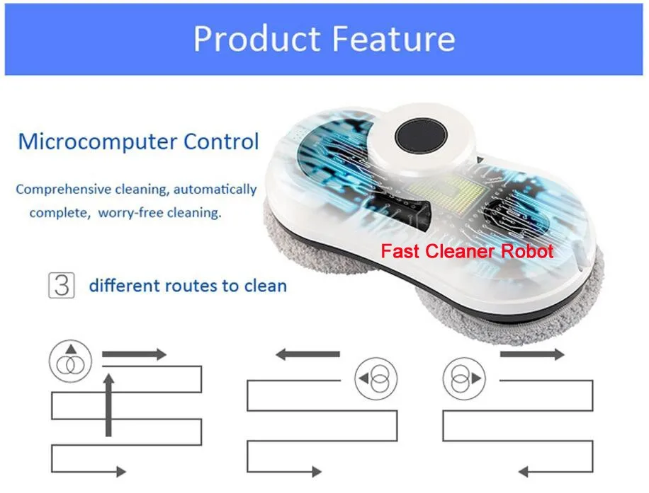 De Alta Calidad De Casa Inteligente Imán Ventana Robot Con Control