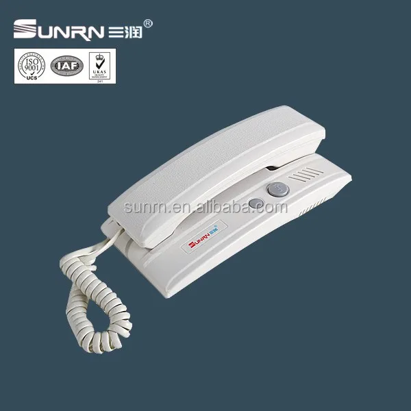 
Two way door phone audio door phone intercom system with handset 