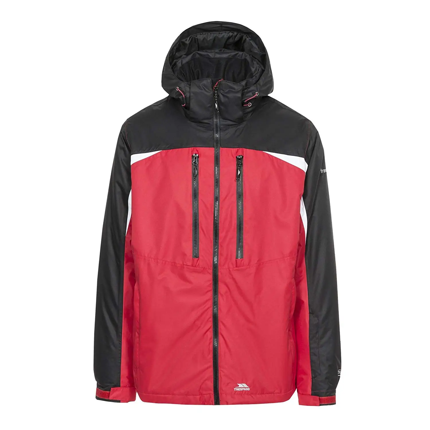Trespass Boone Mens Waterproof Jacket with Hood Breathable Lightweight Raincoat