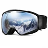 Interchangeable Lens UV400 Magnetic Snow Goggles With Detachable Nose Guard