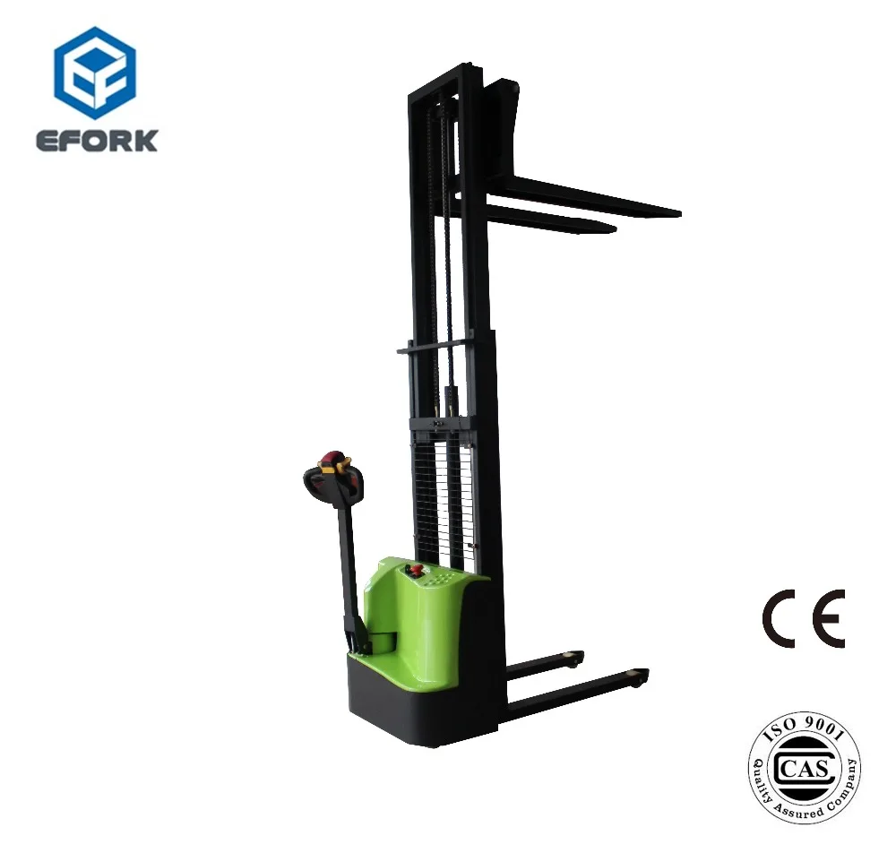 
Mini forklift 1500 kg 3000 mm DC motor pedestrian electric stacker CE certified 