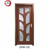 Favorable Price Tree Style Translucent Glasses Insert Firm Wooden Window Door Models Home