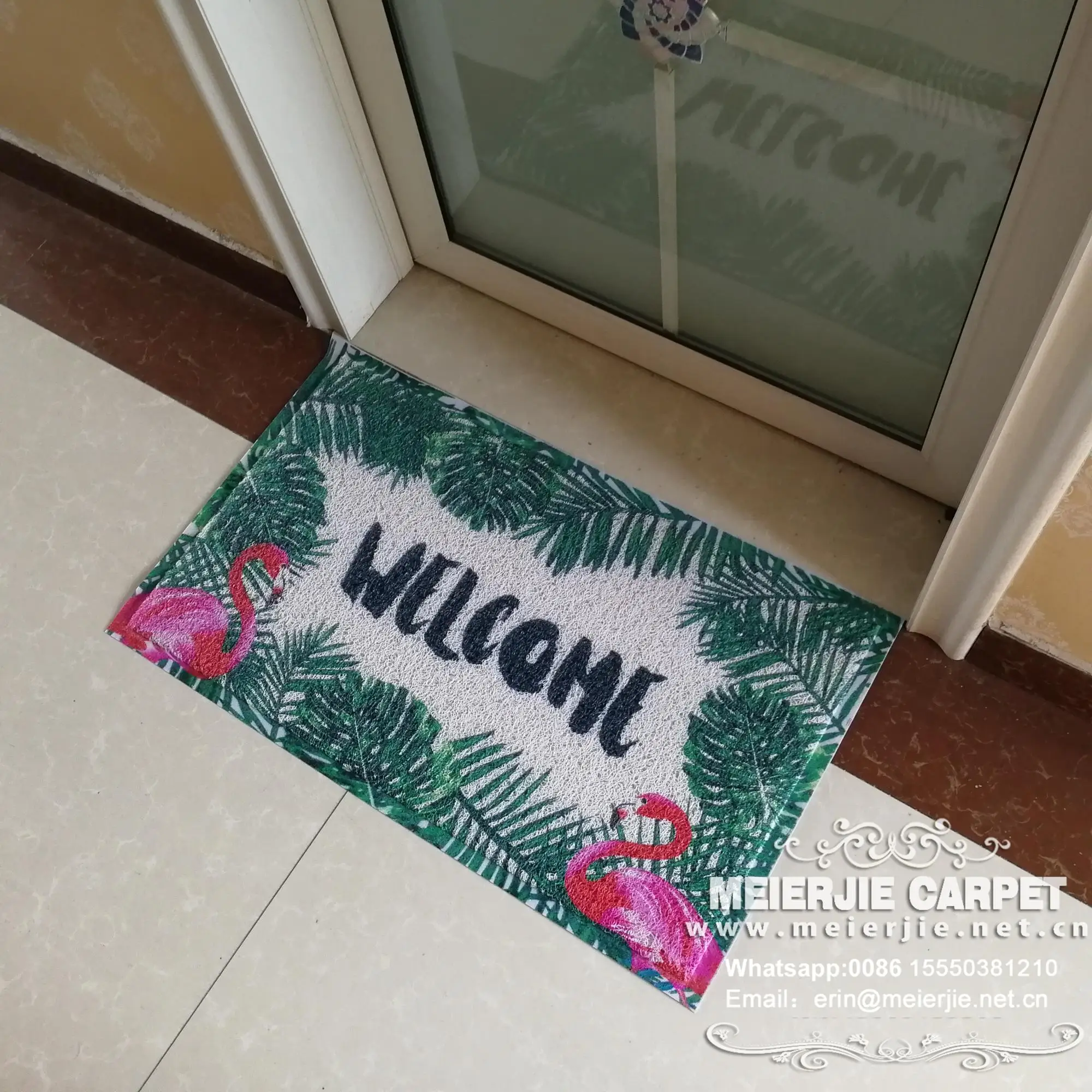 Custom Pvc Rubber Printed Logo Door Mat For Door Buy Printed Door Mat