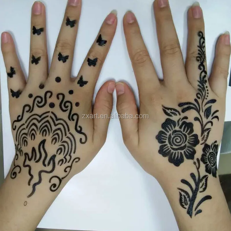 Wow 28 Gambar  Tato Dengan Henna 