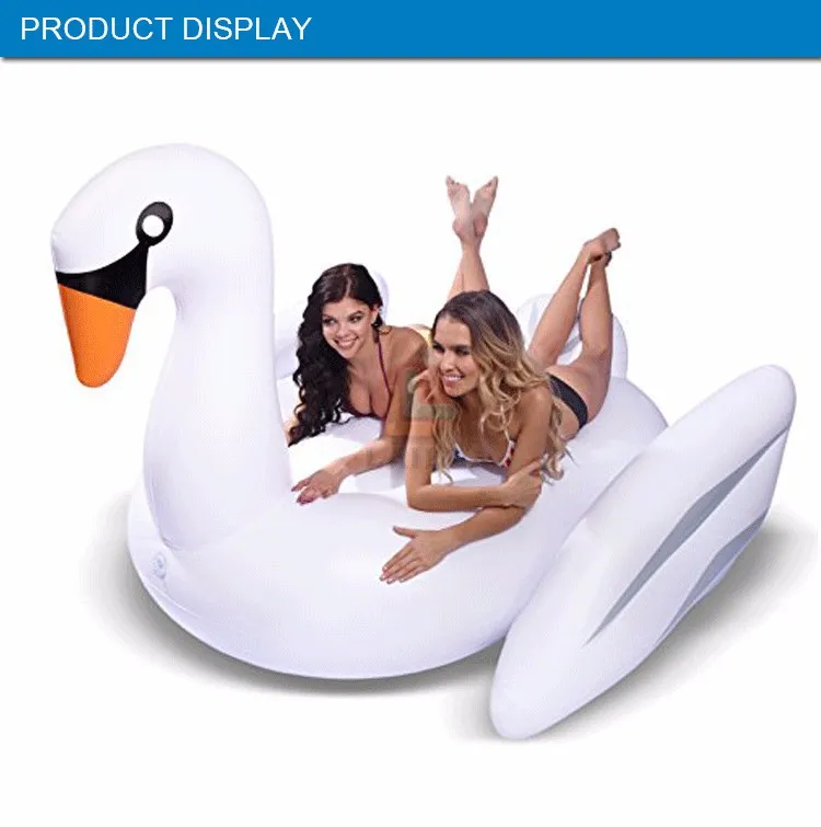 Man Swans Party Fun Toy Big Float Raft 