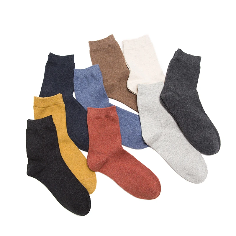 

9 Popular Colors Solid Cotton Women Crew Socks, Black;white;red;coffe;yellow;light grey;dark grey;blue;dark blue