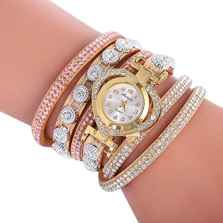 

2019 Bracelet Newly Sold Ladies Watch Excel Watch Japan Quartz Atm Watch Set For Women Watch Gift Set, As shown