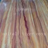 Wall Cladding Translucent Artificial Onyx Marble Tiger Stone