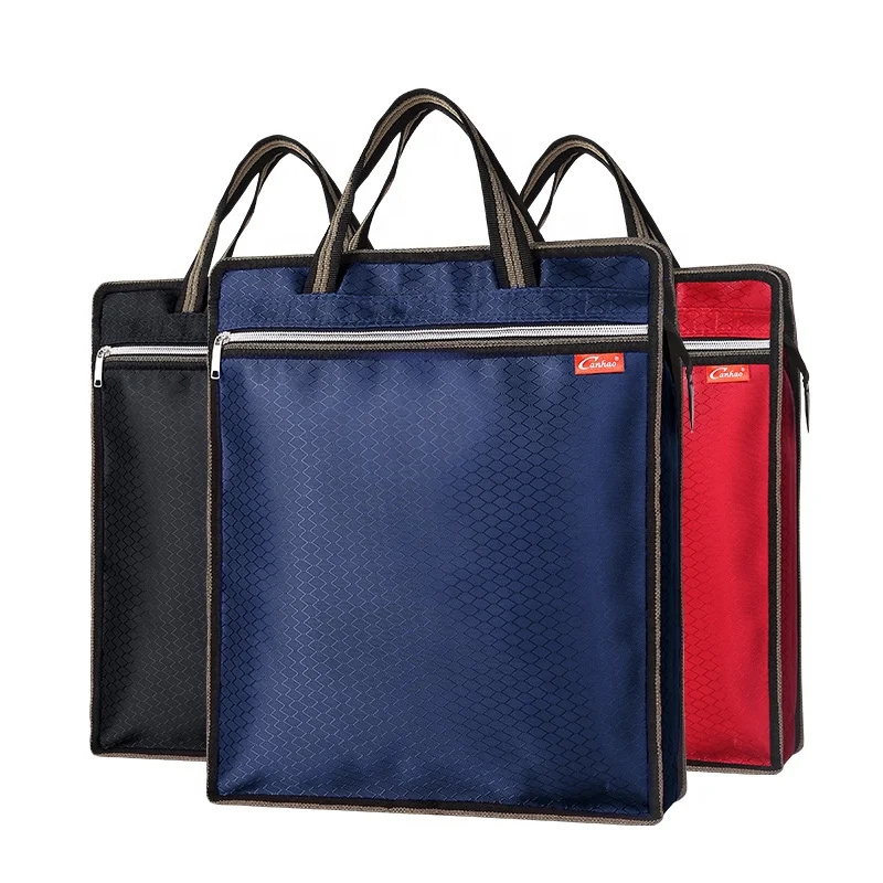 

New  office document bhandle tote laptop bag briefcase, Dark blue