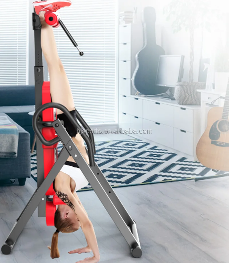 Adjustable Inversion Therapy Table Fitness Equipment Foldable Inversion
